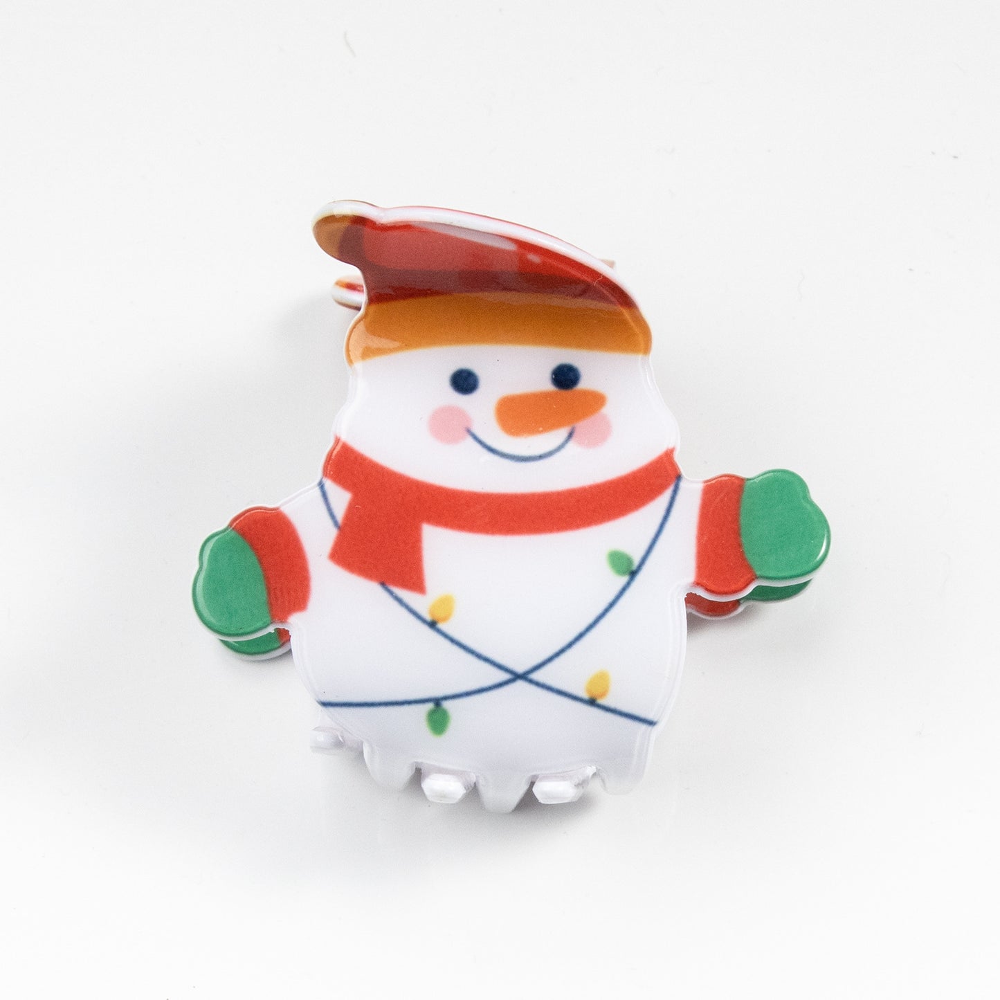 Christmas-Themed Hair Clips Snowman Cookie Hair Accessories for Women
