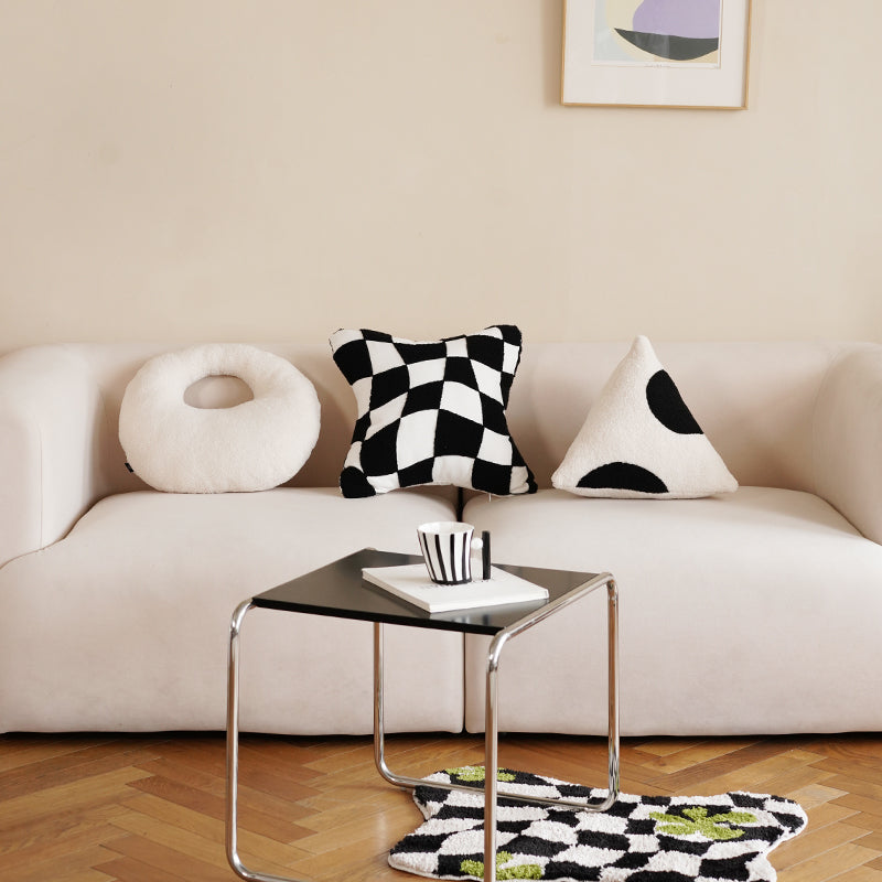 Checkerboard Pillow Set - Multiple Shapes & Styles for Living Room Decor