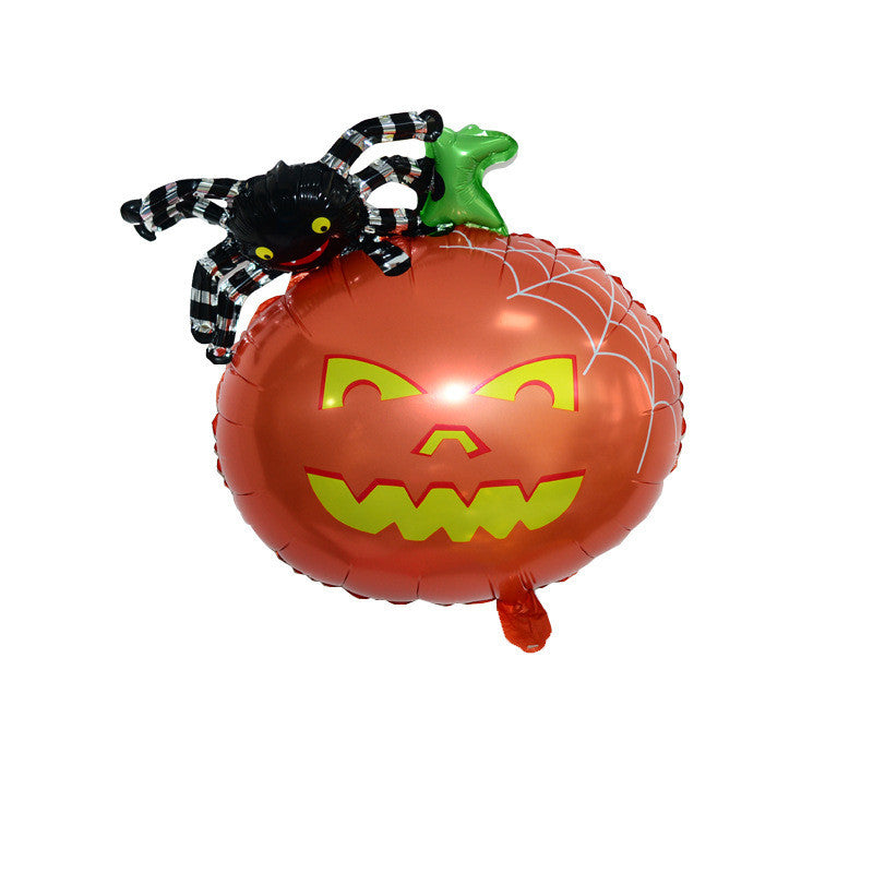 Halloween Mini Aluminum Balloons - Festive Party Decoration Set
