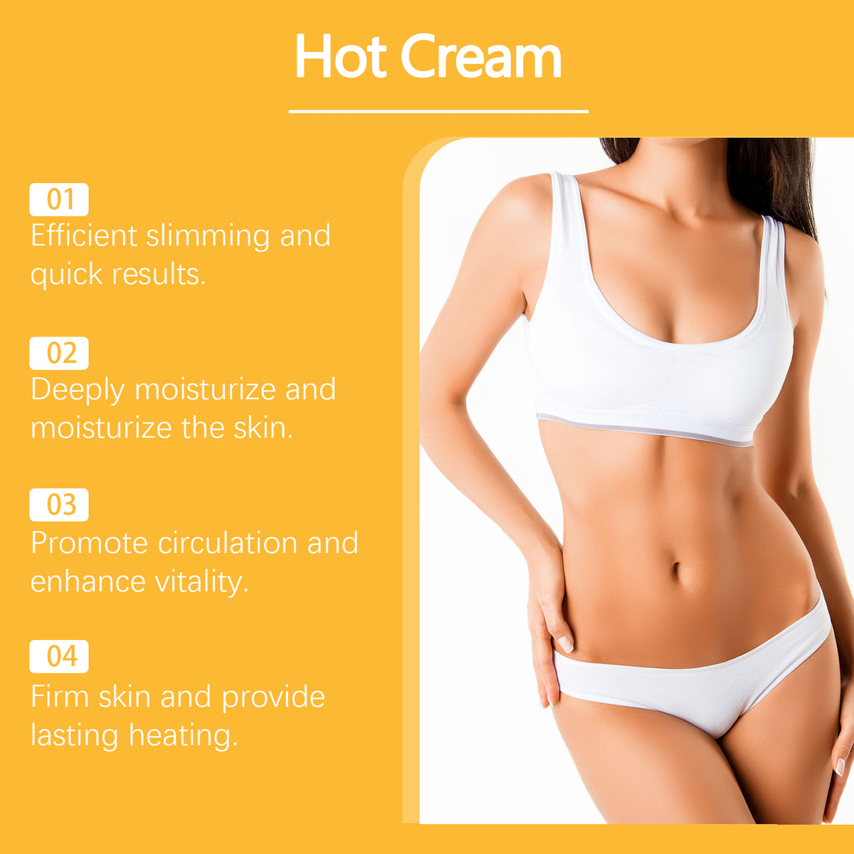 Firming Body Cream 120g - Moisturizing Massage Care