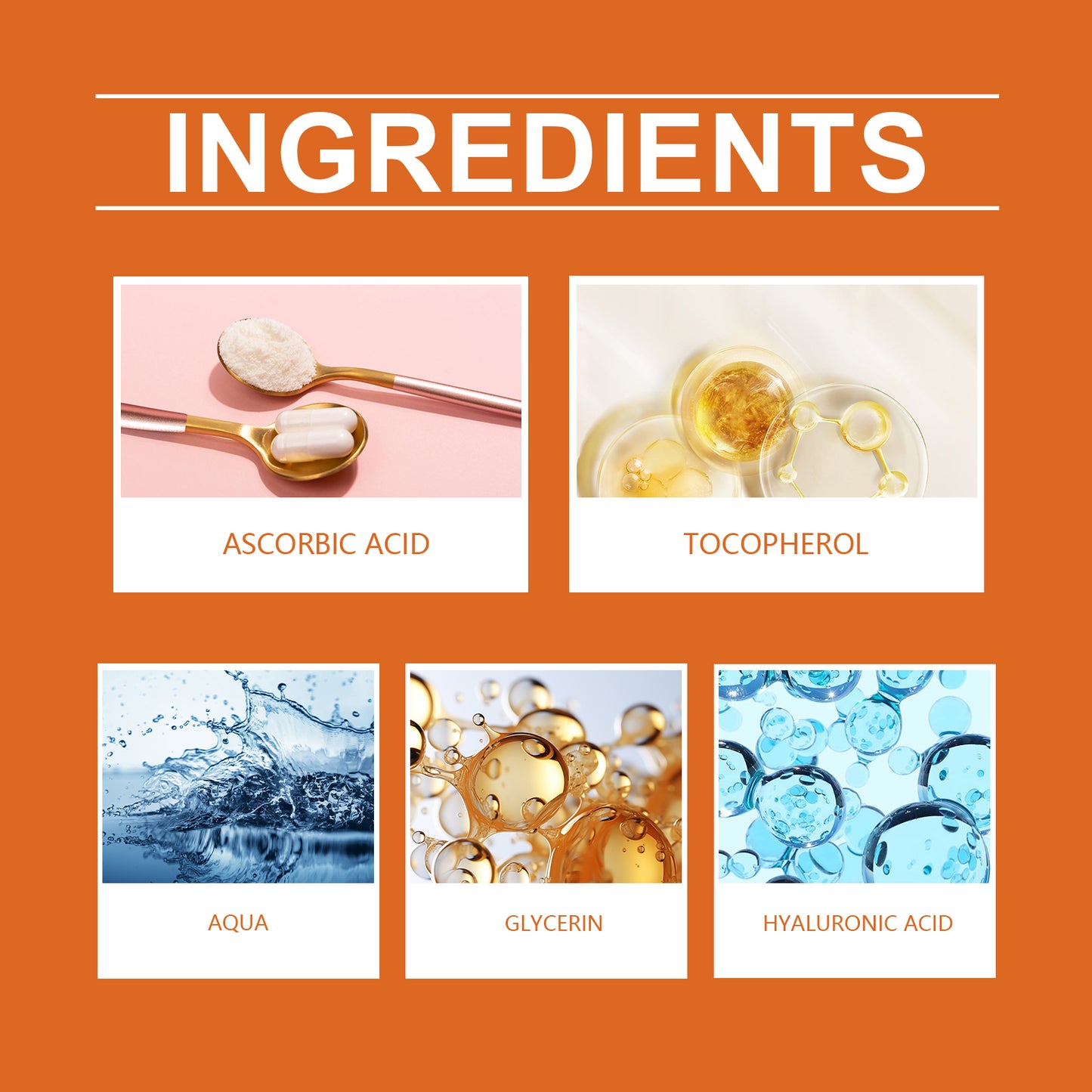 Vitamin C Face Serum - Brightening & Hydrating Skin Essence 30ml