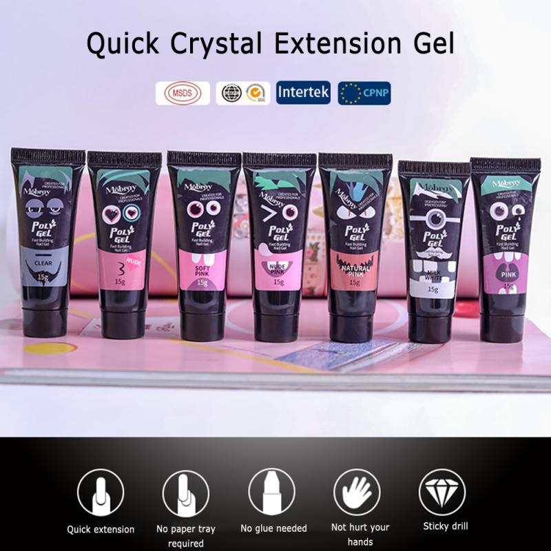 Crystal Extension Nail Glue Manicure Set - 15ML