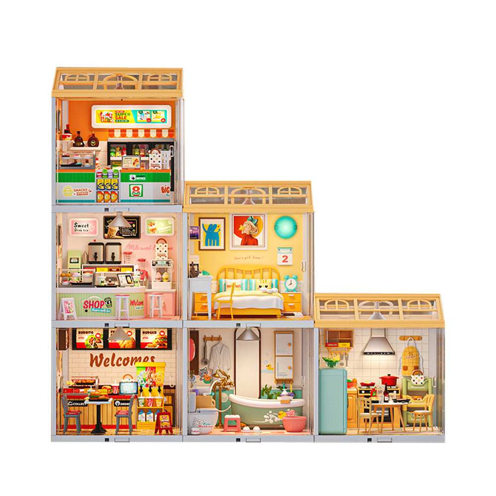 Educational Building Toy Set for Children - DIY Scene Playset