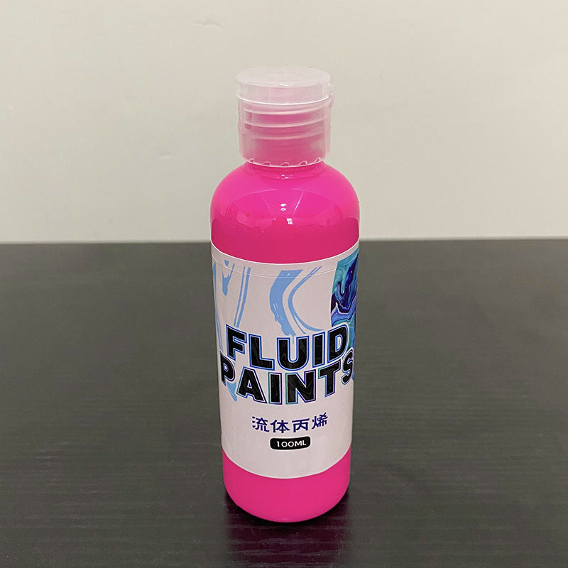 Children's DIY Fluid Acrylic Paint Set for Arts and Crafts - Multiple Colors