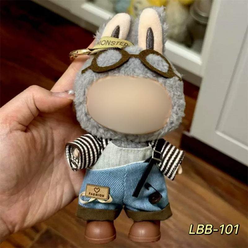 17cm Vinyl Figurine Clothes Set for Collectibles and Decoration