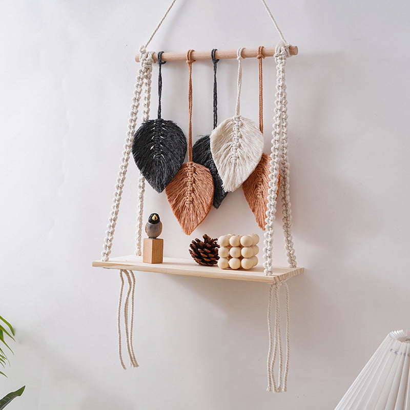 Handwoven Cotton Tapestry Wall Hanging Bohemian Home Decor 32x50cm