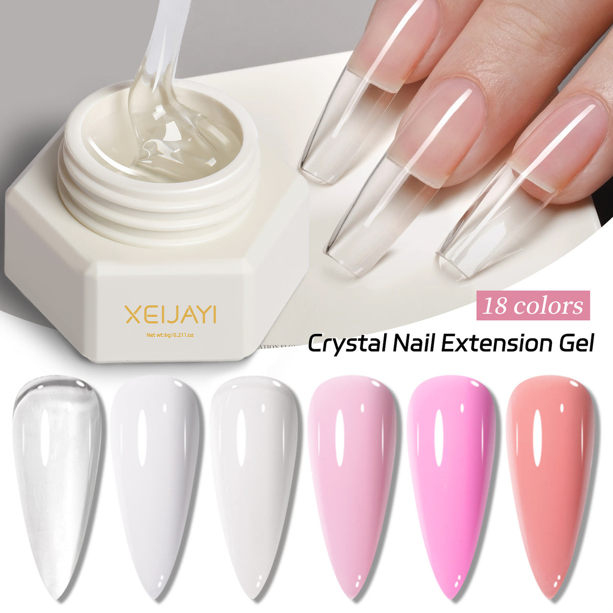 Canned Nail Extension Gel Solid Sculpting Nail Art Kit - Multiple Specifications