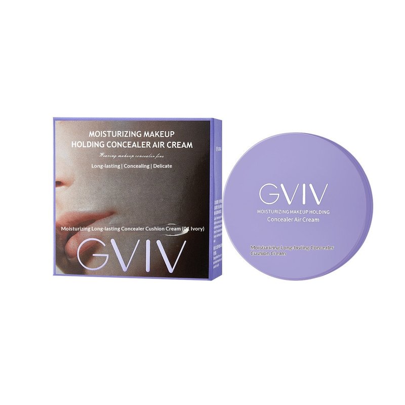 Long-Lasting Concealer Cushion Foundation for Face Makeup - Ivory