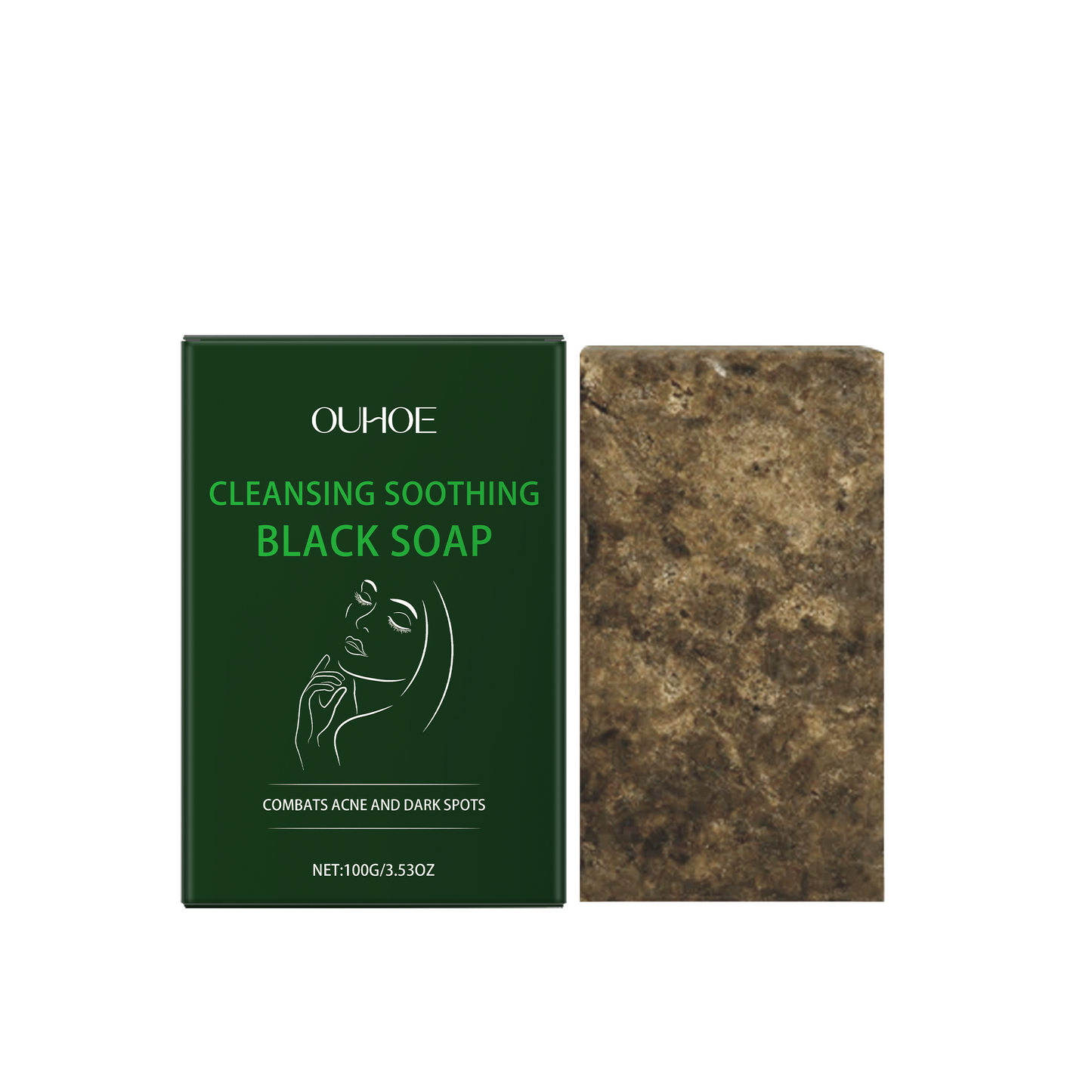 Gentle Facial Cleansing Soap - Pore Purifying & Acne Reducing Bar