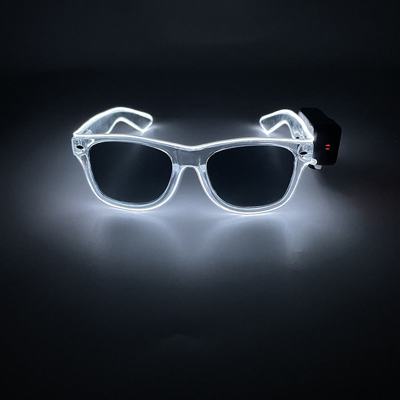 LED Goggles Nightclub Dance Party Props - Colorful Light-up Costume Accessories