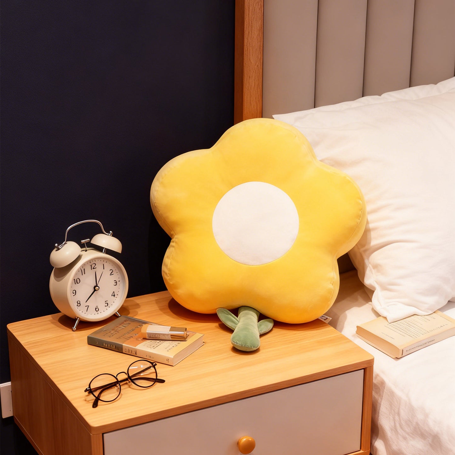 Yellow Flower Hand Warmer - 35cm Portable Heating Pad