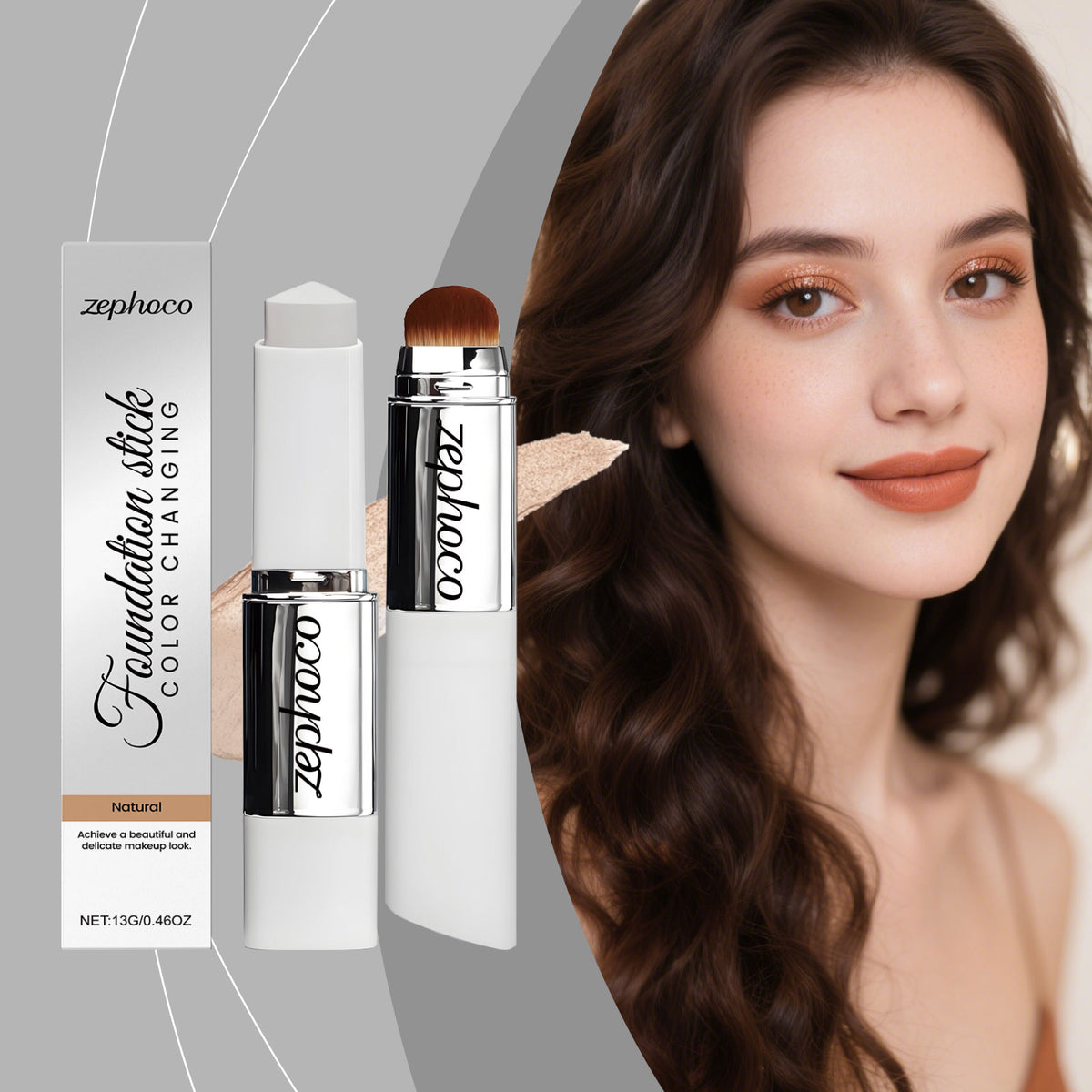 Color-Changing Concealer Foundation Stick Natural Shade