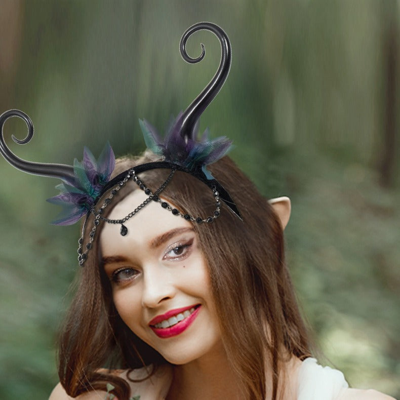 Tentacle Headband Elf Style Fantasy Hair Accessory for Women