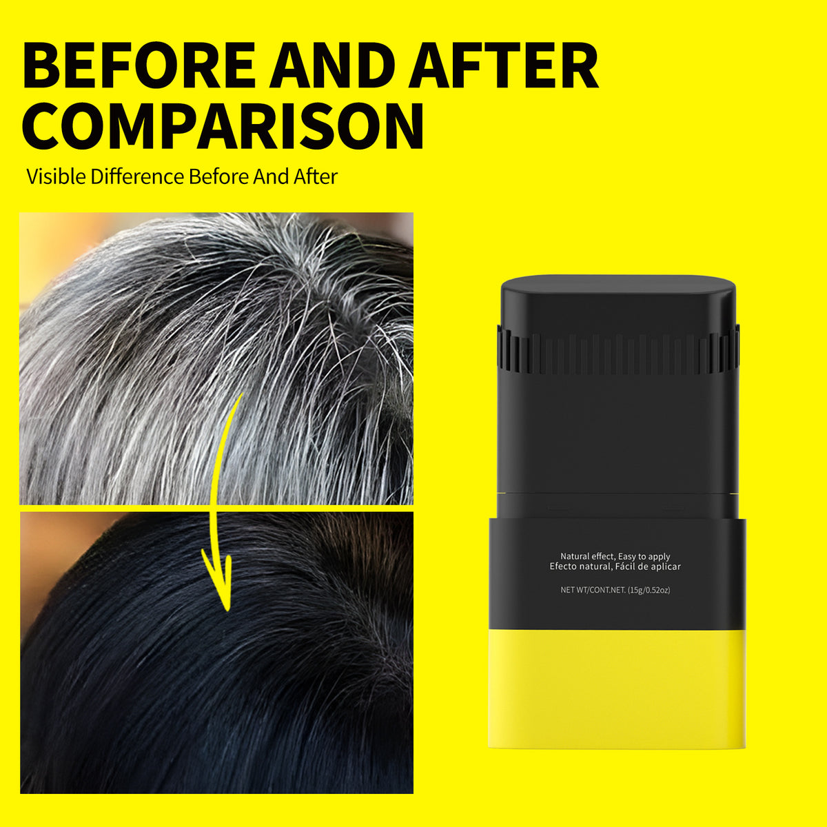 Grey Root Cover Up Stick - Instant Hair Concealer