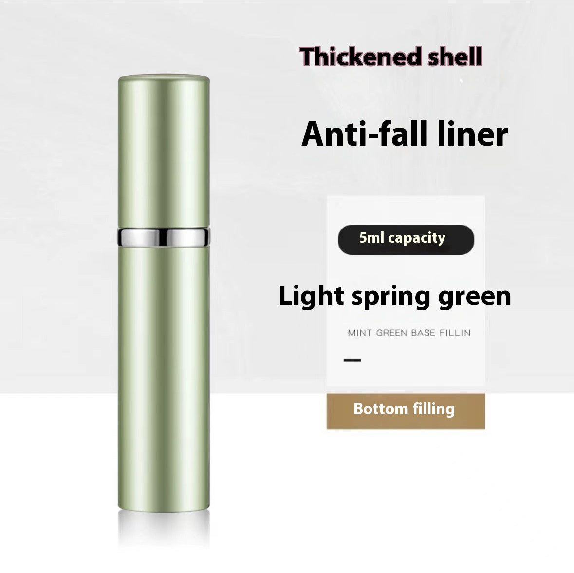 Portable Perfume Sprayer Bottle Set - Refillable Travel Atomizer with 9ML Capacity