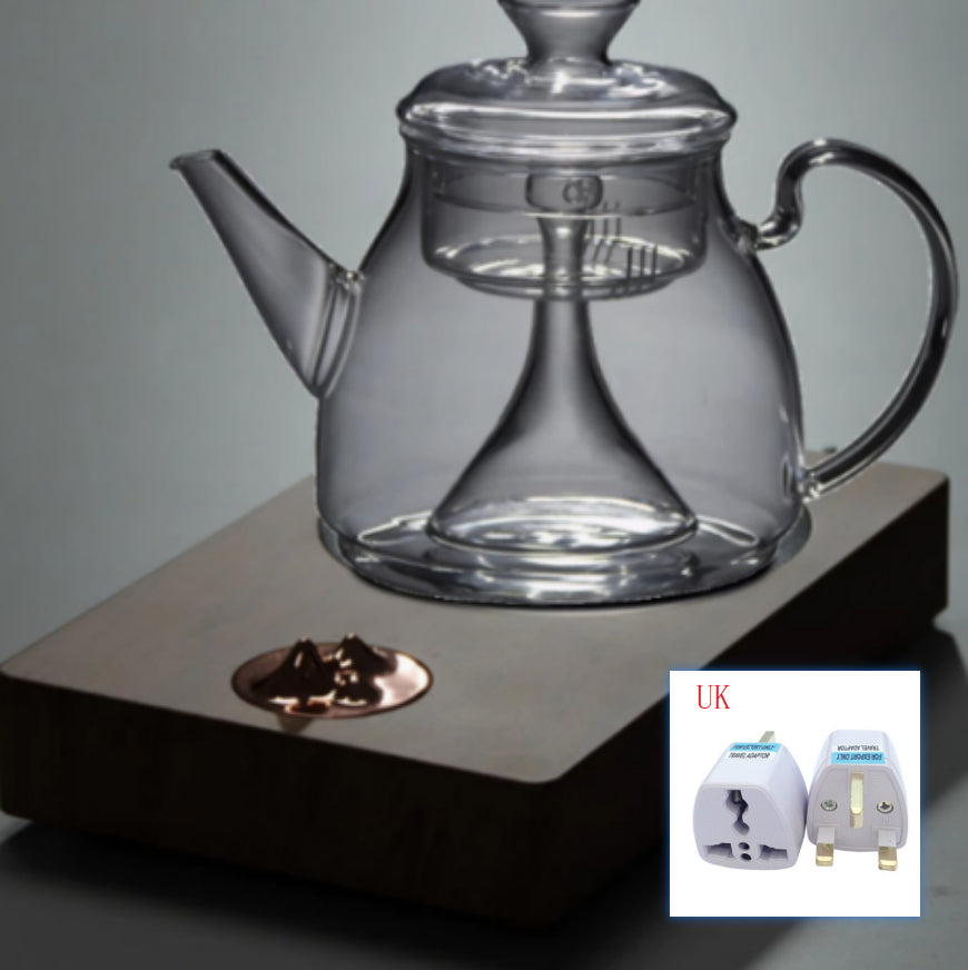 Large Capacity Glass Steam Teapot for Home Brewing - 1.5L
