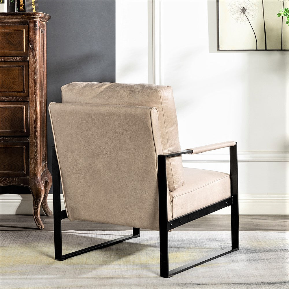 Direct Classic Mid Century Modern Accent Chair With Durable Square
