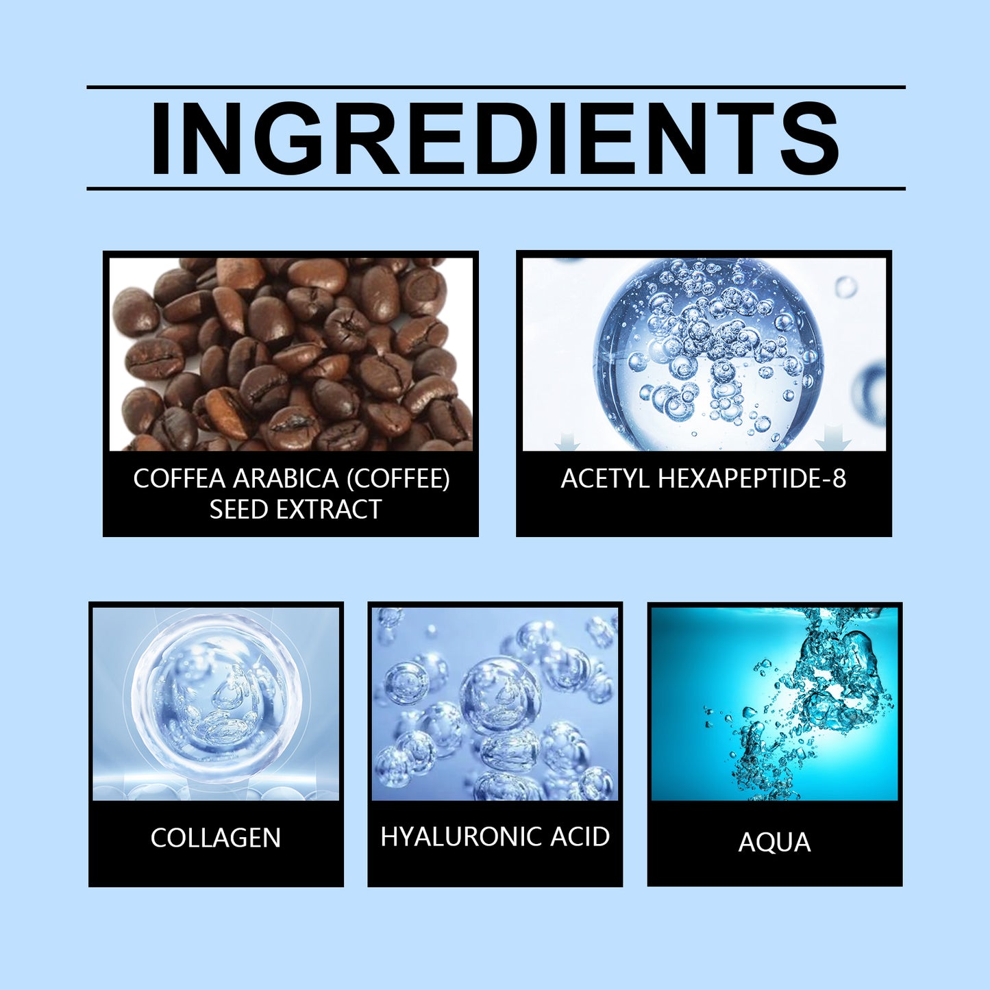 Eye Firming Cream with Peptide & Coffee Extract - Anti-Aging Eye Care