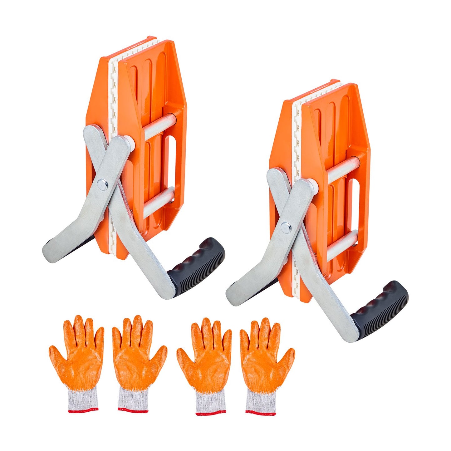 Heavy Duty Stone Carrying Clamps Support 660 lbs for Panel Transport - Orange