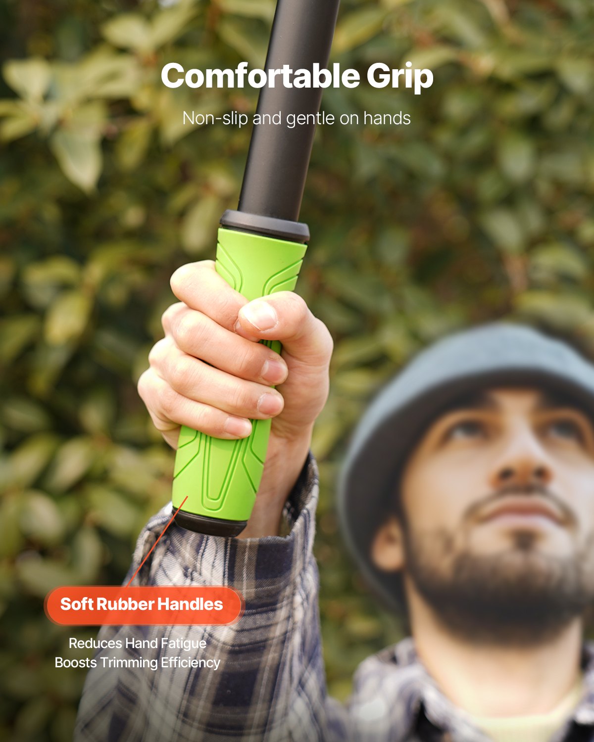 32 Inch Heavy Duty Tree Trimming Loppers - Steel Branch Cutter Up to 2 Inch Diameter