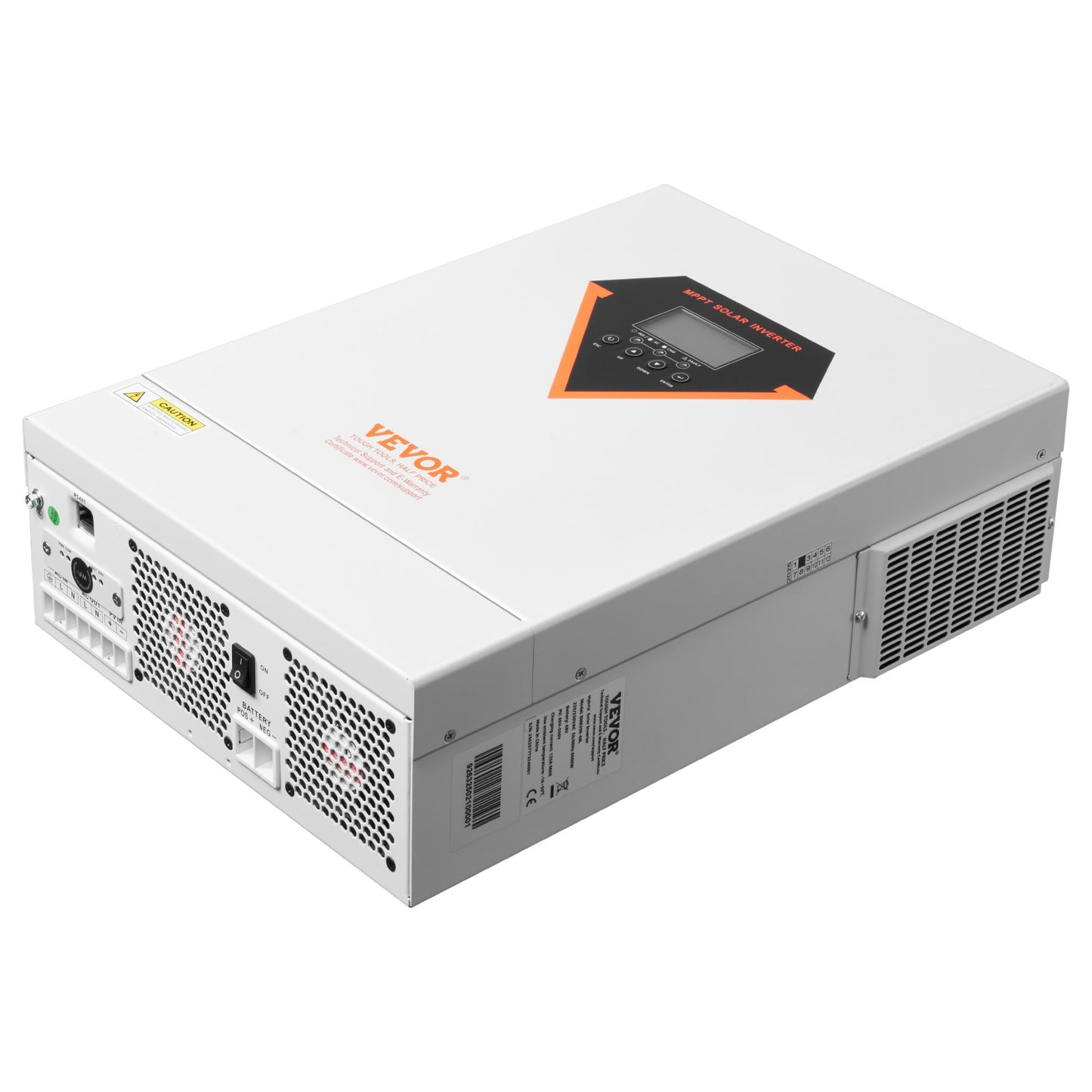 6000W Hybrid Solar Inverter Charger with MPPT Controller 220/230V - White