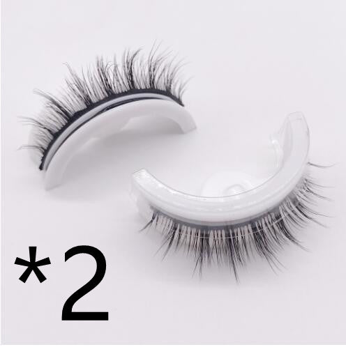Self Adhesive False Eyelashes Reusable No Glue Natural & Long Styles
