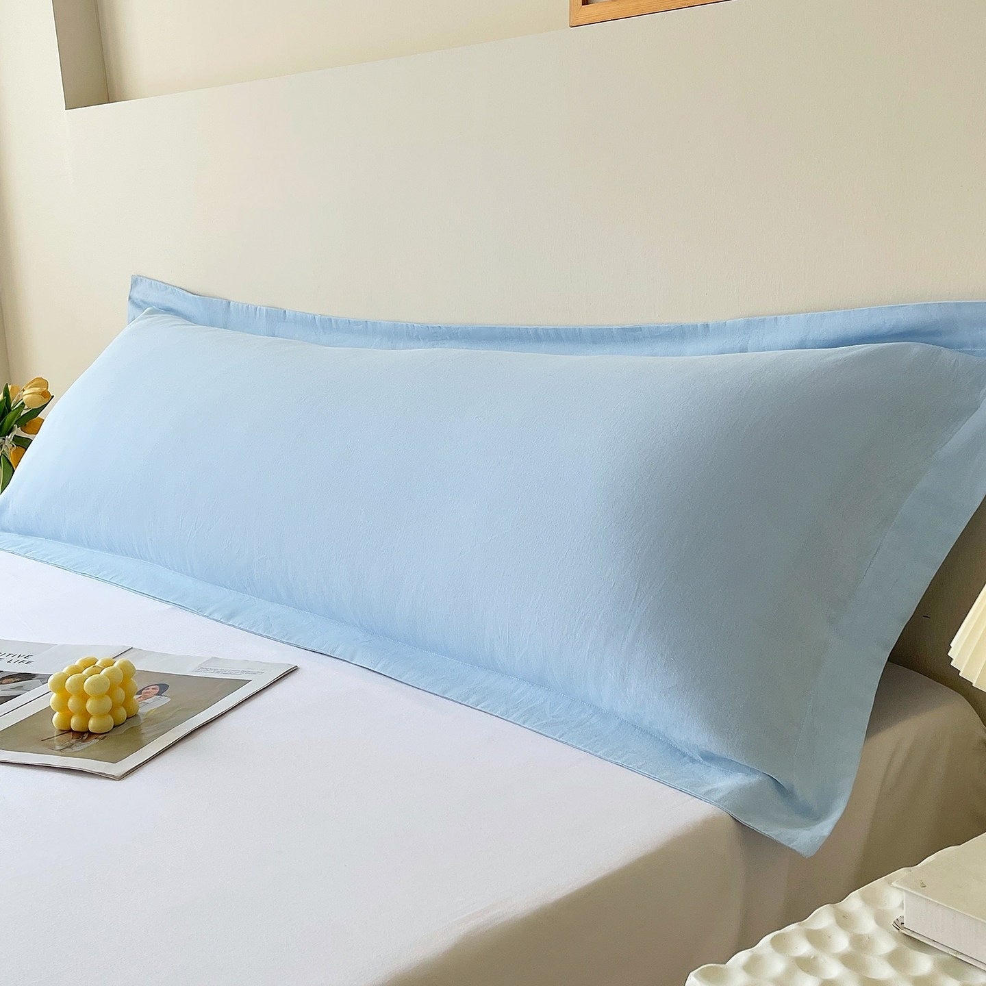 Double Cotton Pillowcase Cover Set - Modern Minimalist Home Decor
