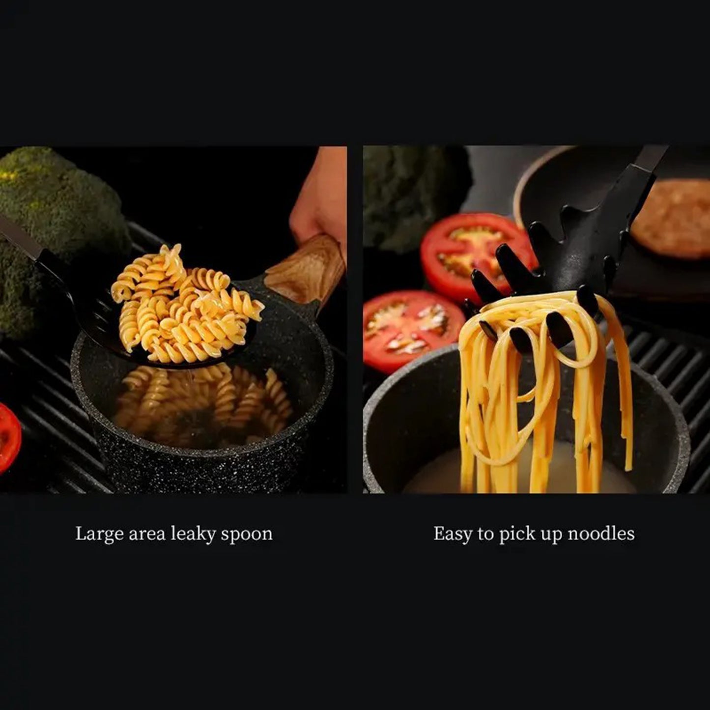 Premium 5-Piece Kitchen Utensil Set - Stainless Steel & Nylon