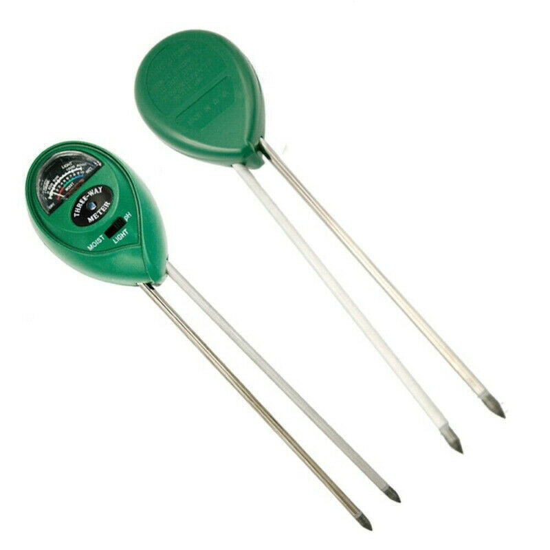 3-in-1 Soil pH Moisture Light Tester Meter for Garden Plants
