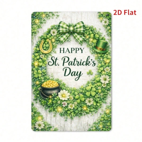 20x20 cm Decorative Metal Tin Wall Sign