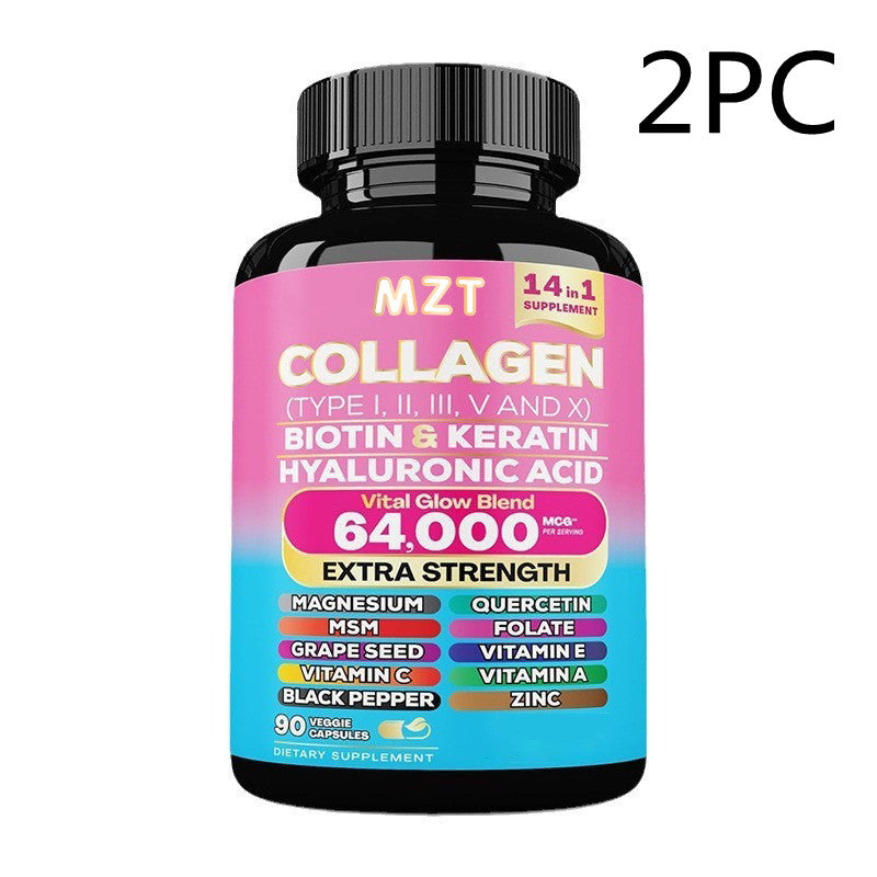 Collagen Capsules for Adults - 60 Count