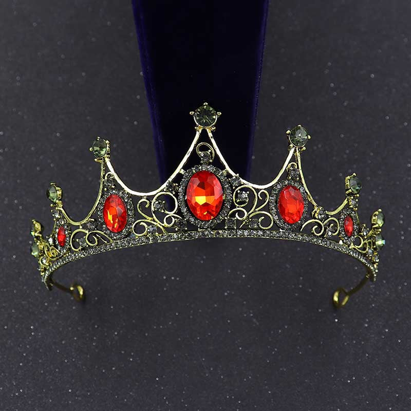 Vintage Baroque Alloy Crown Headband