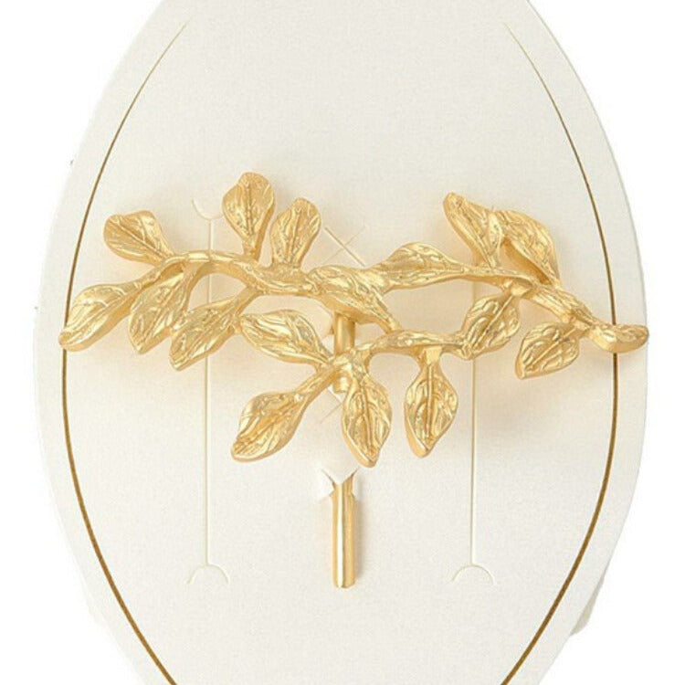 Leaf Shape Ponytail Clip Hairpin for Women Personalized Hair Accessory