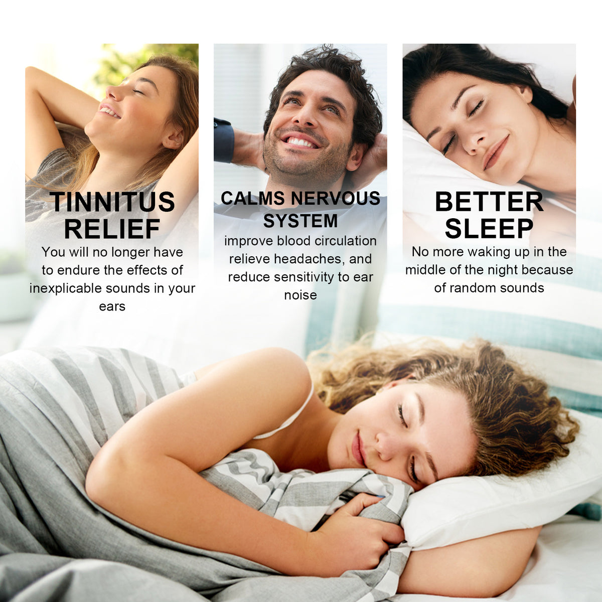 Tinnitus Relief Spray - Ear Discomfort & Earwax Cleaning, 60ml