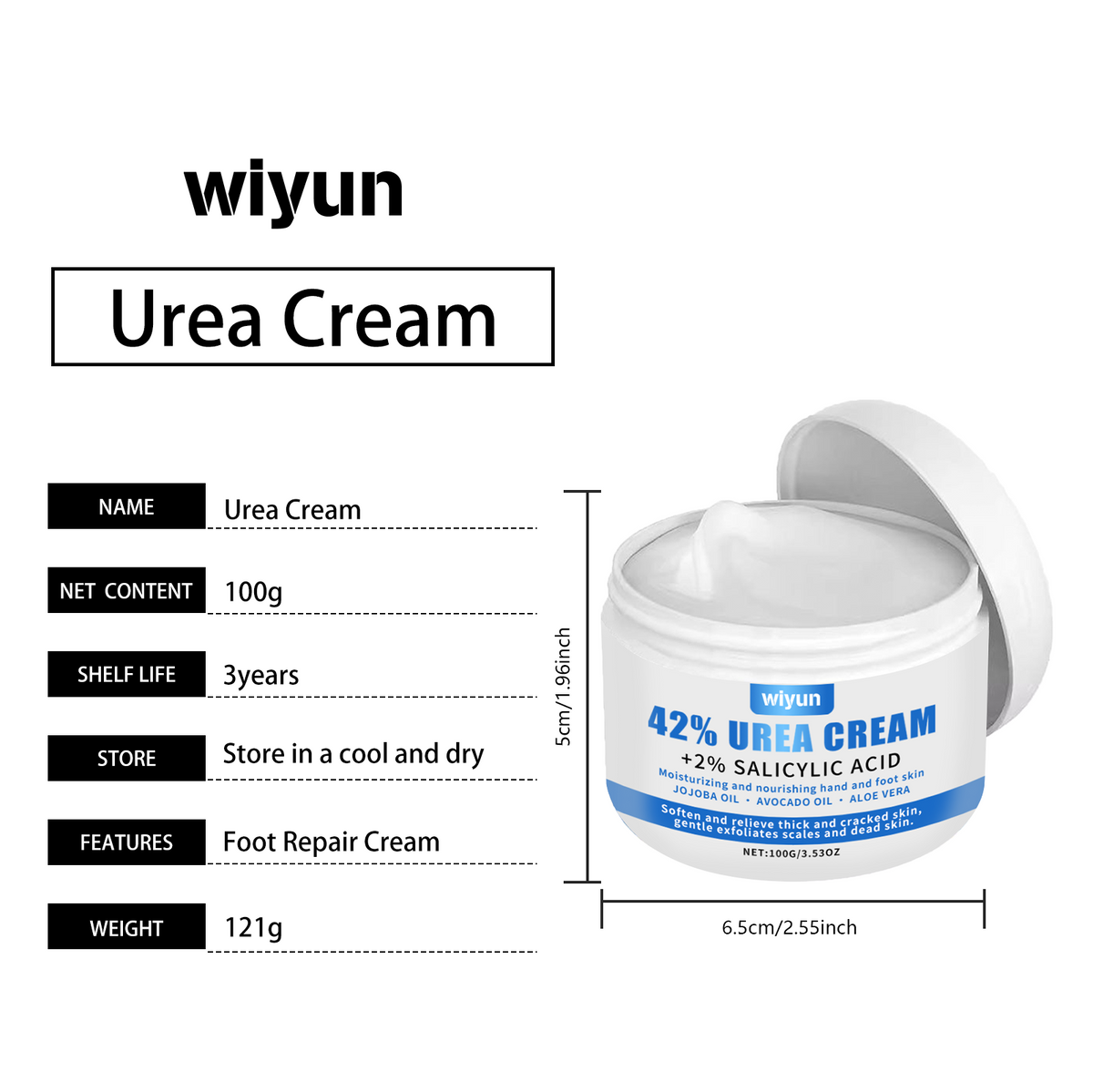 Urea Moisturizing Foot Repair Cream 100g