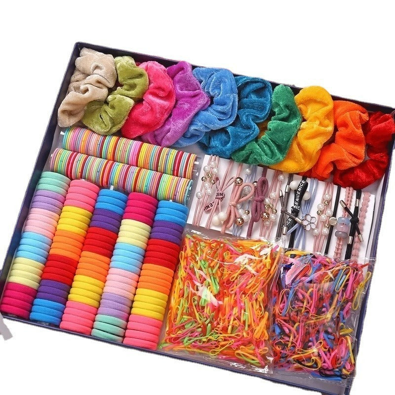 Cute Hair Tie Set for Kids - Colorful Hair Rings