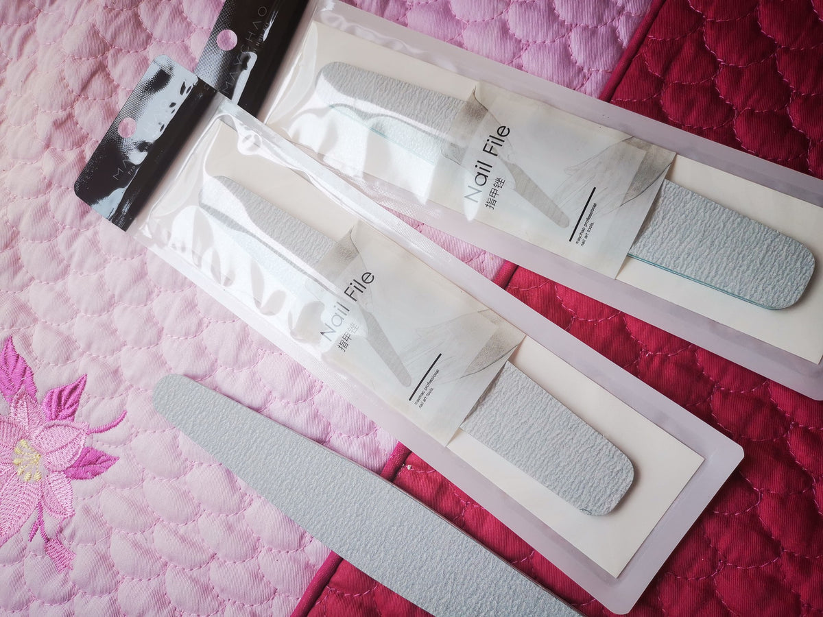 Nail File Set - Sponge Polishing Tools for Manicure