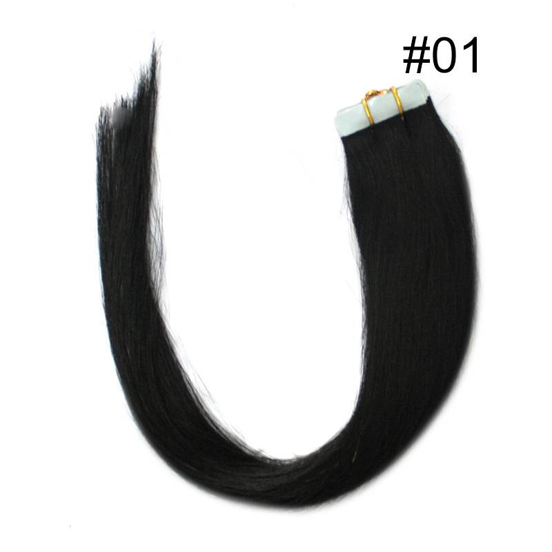 European and American Hair Extension Pack - 16 Inch Human Hair Wigs, Seamless, 20 Pieces