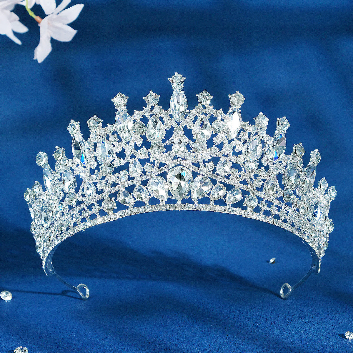 Elegant Rhinestone Bridal Crown Headwear for Weddings and Special Occasions