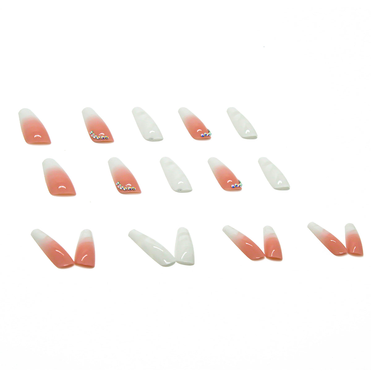 White Smudges Nail Art Enhancement Kit