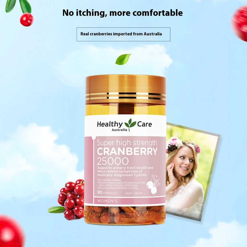 Cranberry Capsules 90 Tablets Health Supplement