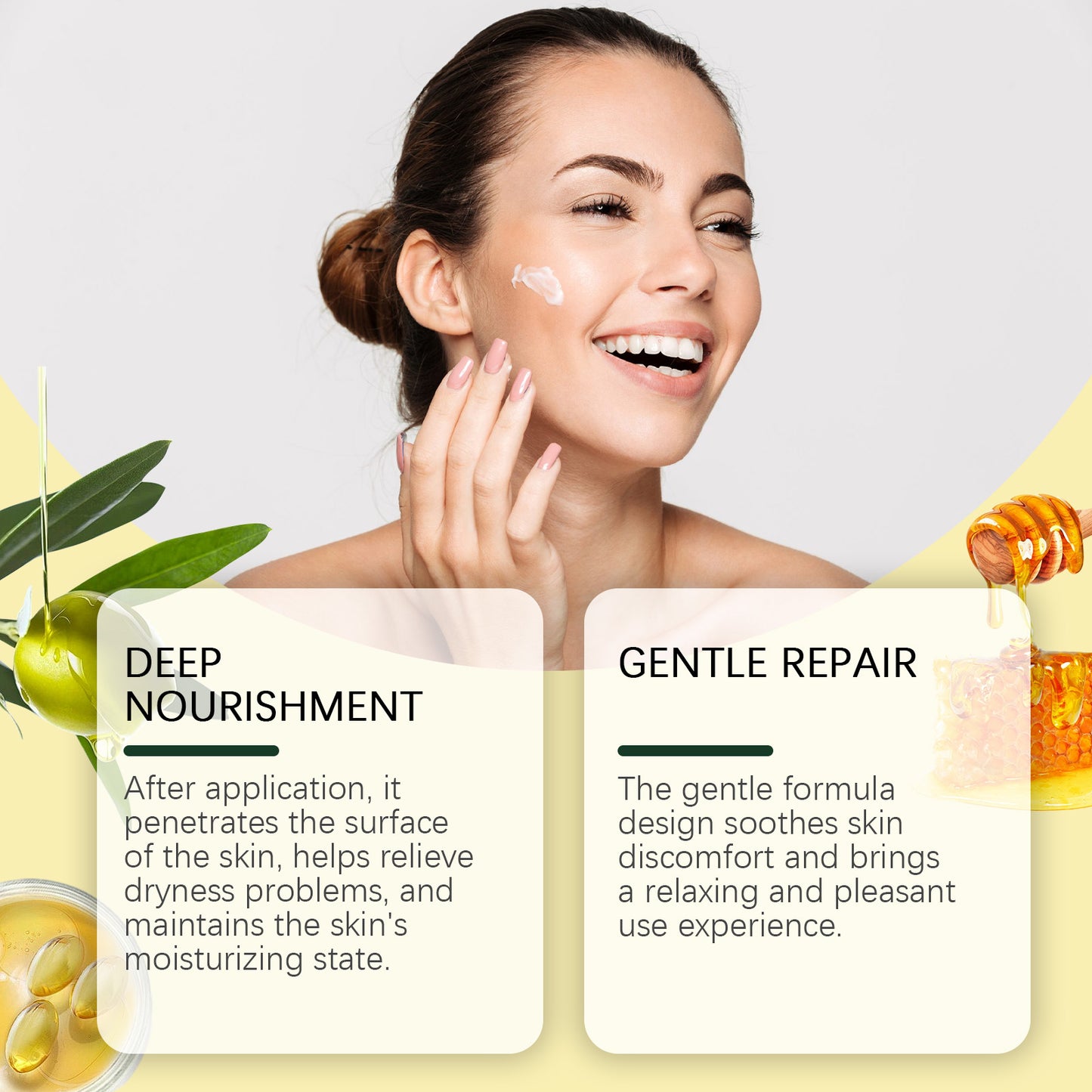 Tallow Honey Facial Moisturizer - Deep Hydrating & Soothing Skin Cream