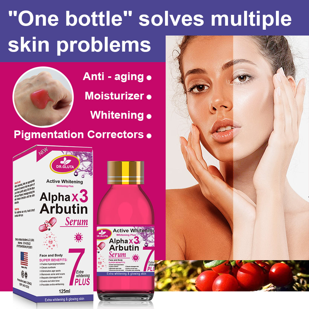 Whitening Arbutin Serum for Body Skin Care 125ml - Glutathione Brightening Serum