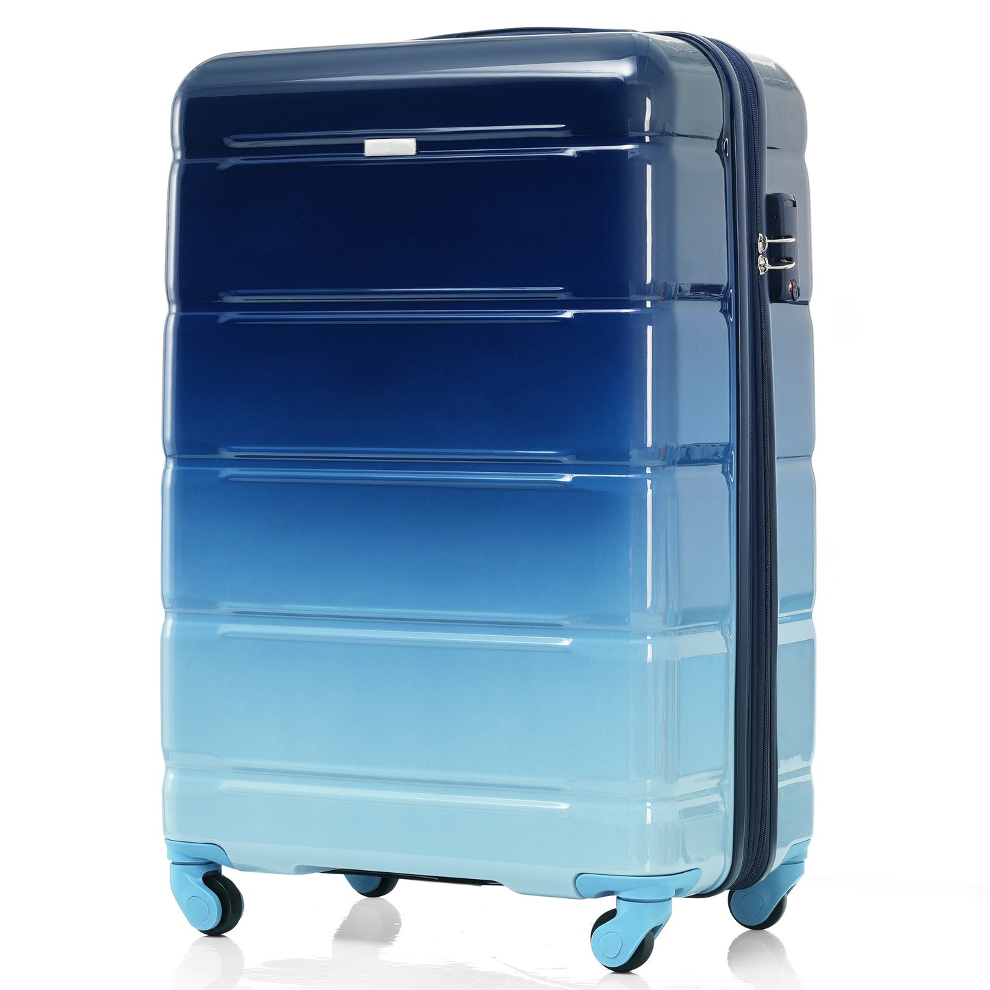 3-Piece Navy Luggage Set with 20in Suitcase, Duffel & Toiletry Bag