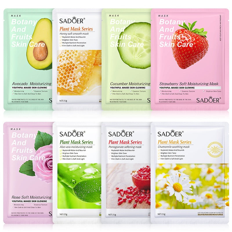 Fruit Flavor Hydrating Facial Mask for All Skin Types - Nourishing Skin Care