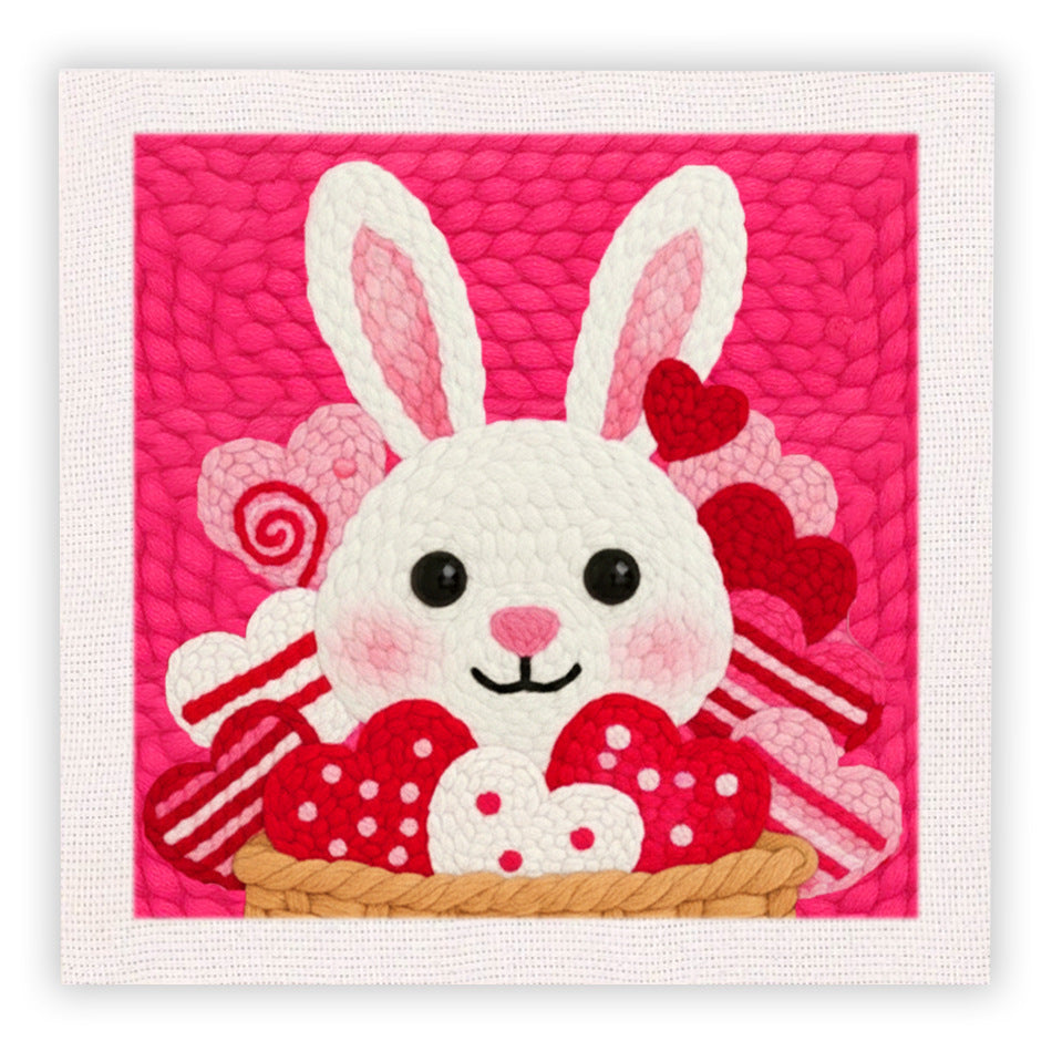 Handmade Embroidery Floral and Animal Wall Art - Creative Gift