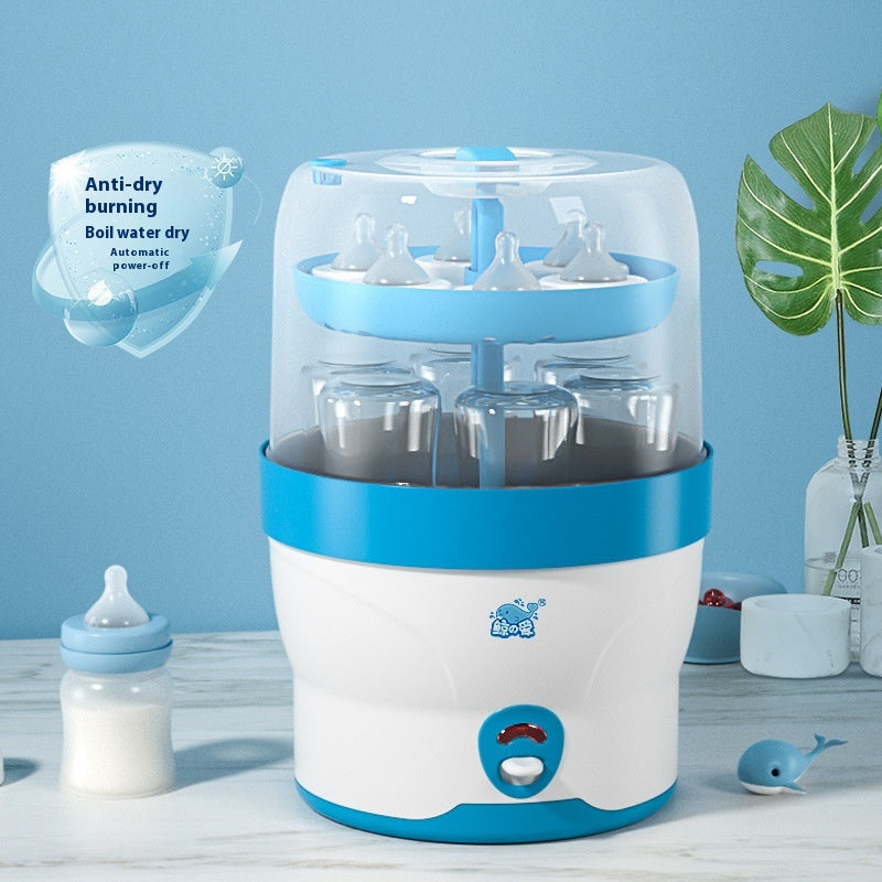 Baby Bottle Nipple Disinfection Sterilizer with Large Capacity - Anti-Dry Burning