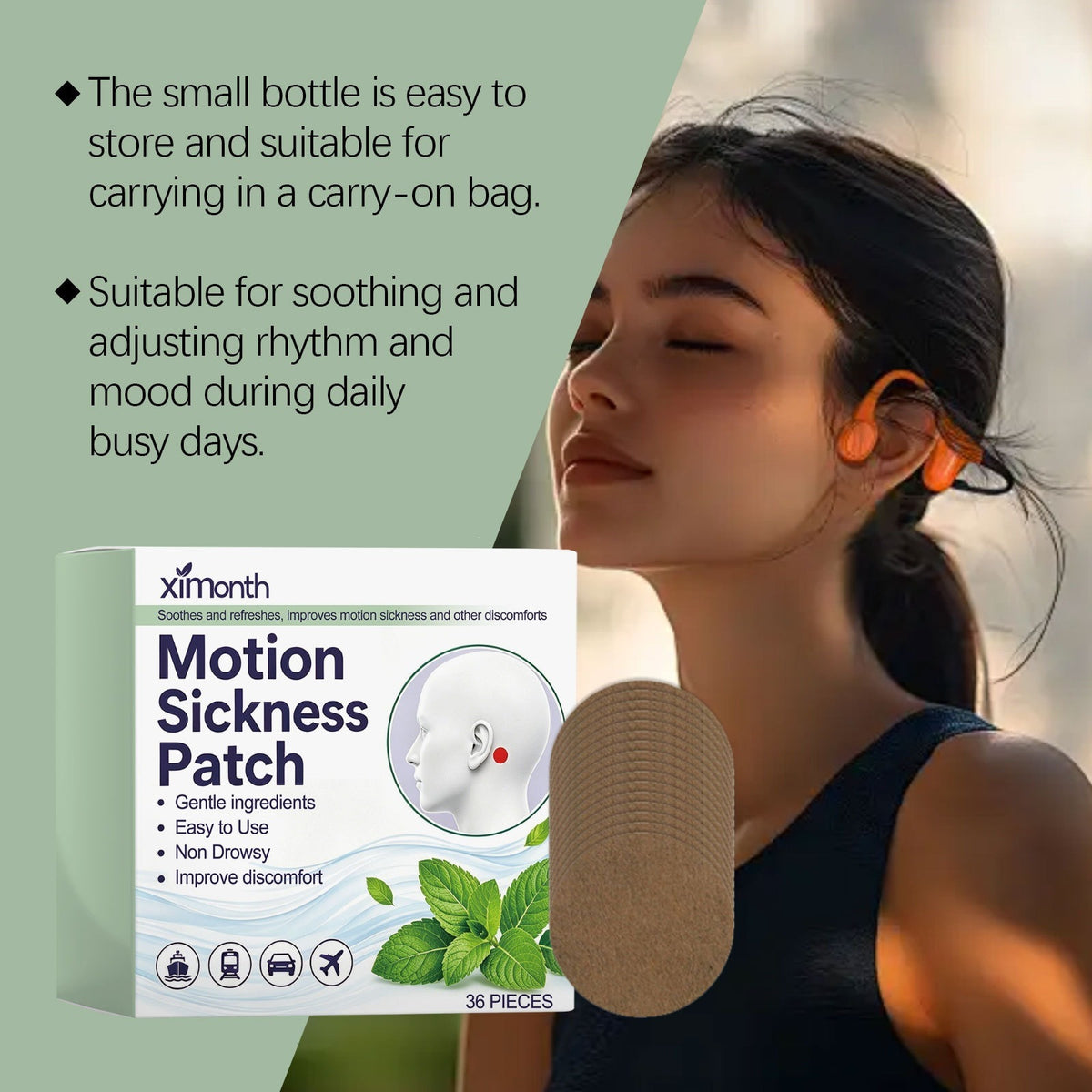 Breathable Body Care Patch, 36 Pieces