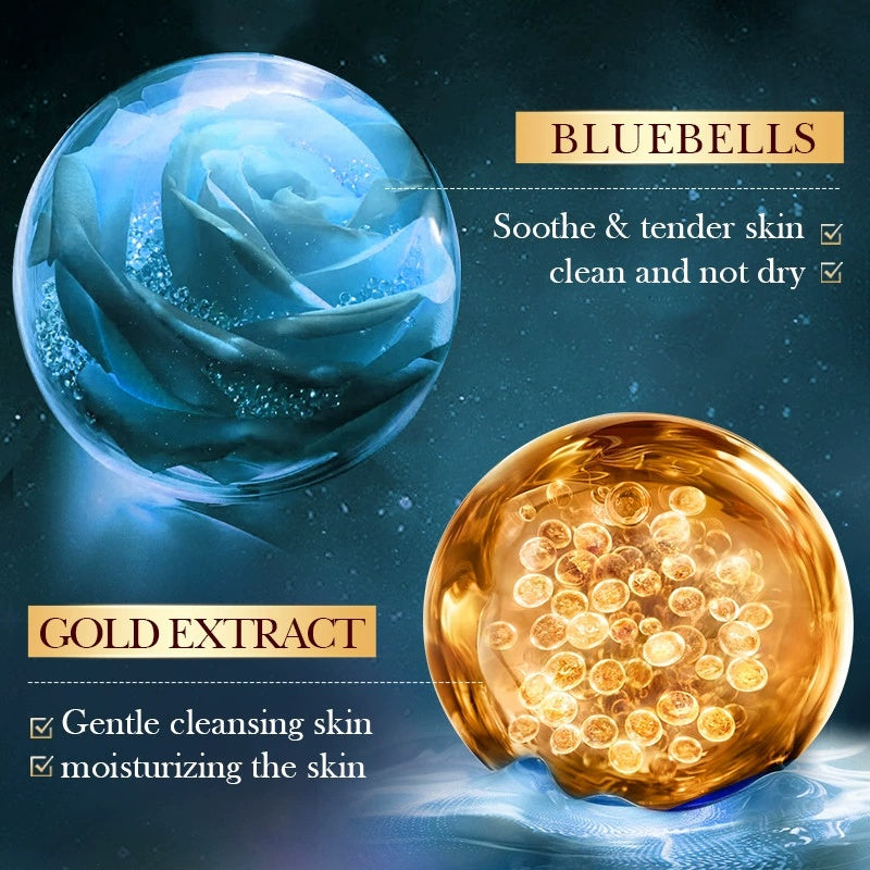 Gold Foil Handmade Bar Soap - Natural & Skin-Friendly