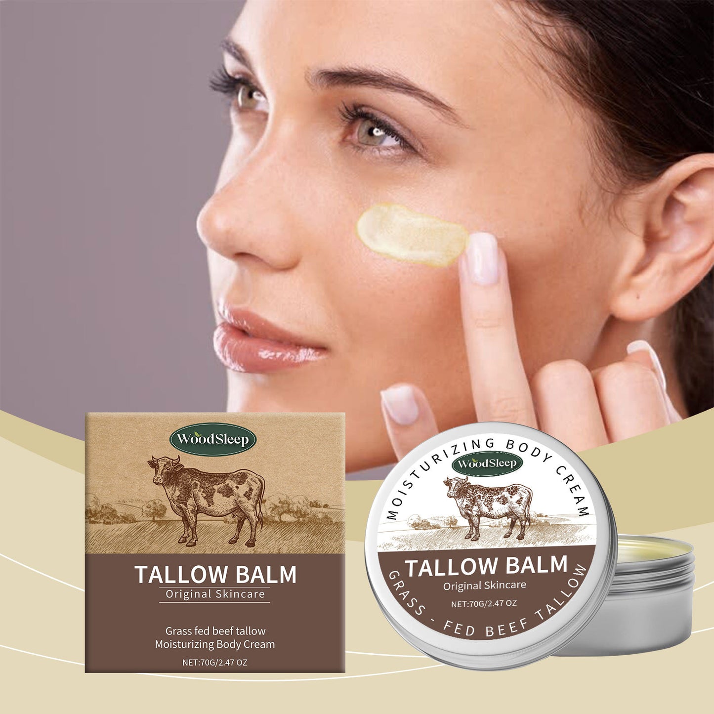 Moisturizing Facial Cream for Hydrating Skin 70g - Soothing & Nourishing